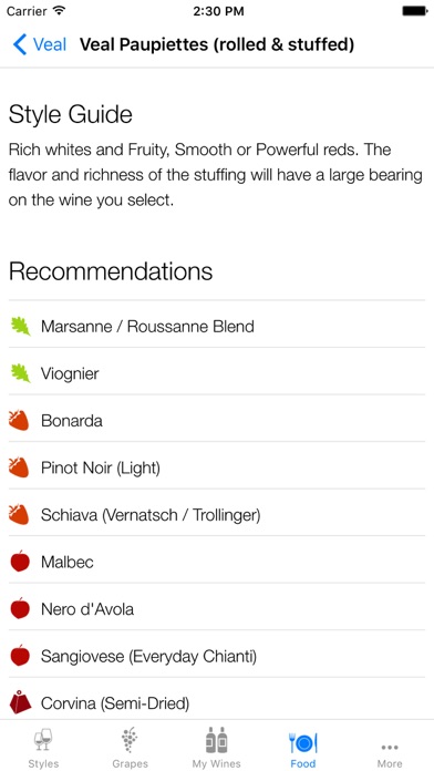 Pocket Wine Pairing: Sommelier screenshot 1