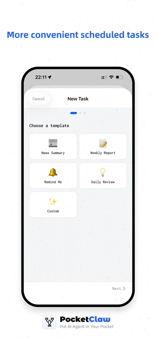 PocketClaw – AI Agent Control screenshot 1