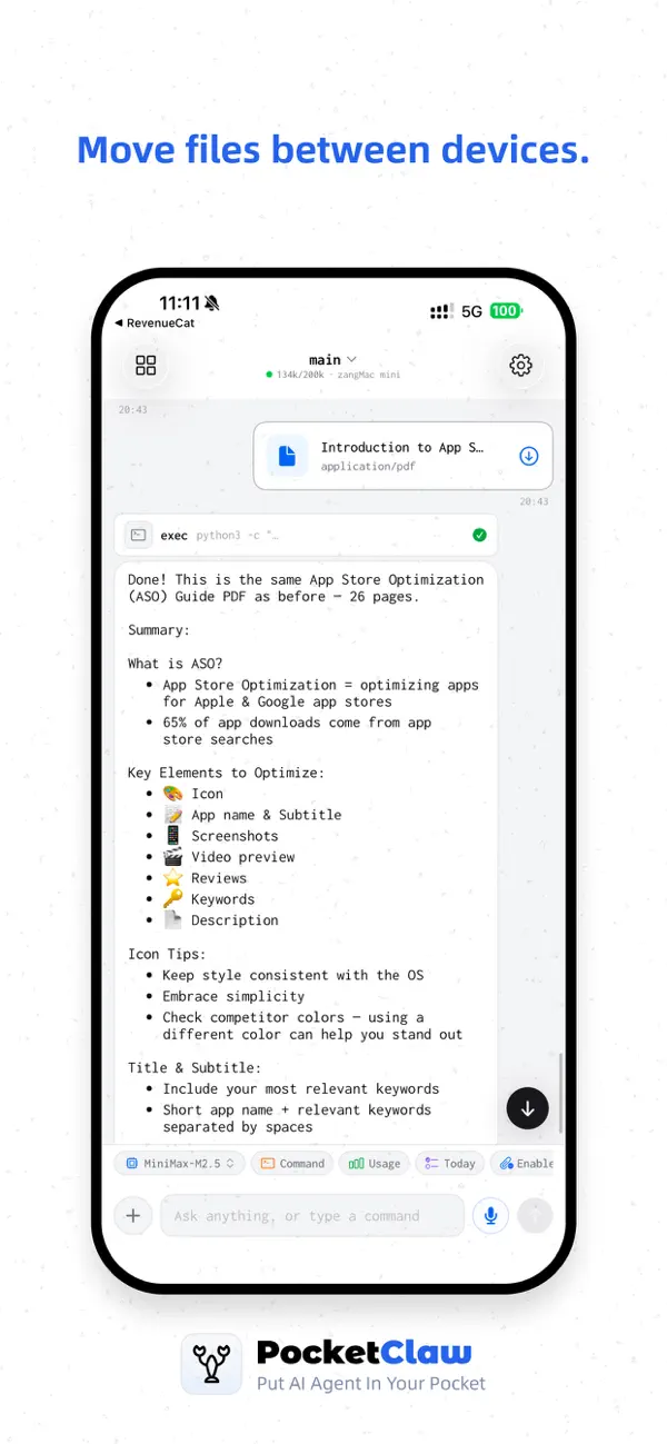 PocketClaw – AI Agent Control screenshot 5