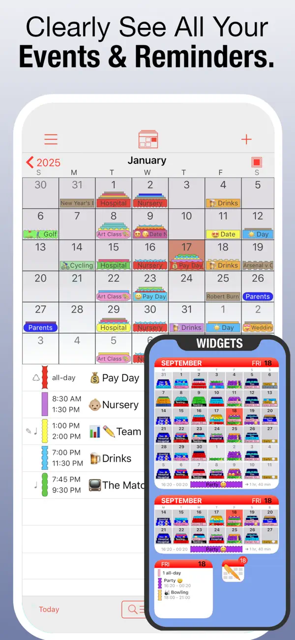PocketLife Calendar screenshot 4