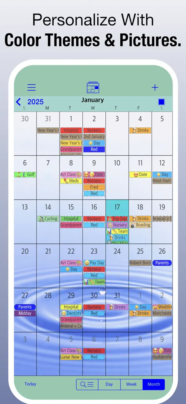 PocketLife Calendar screenshot 2