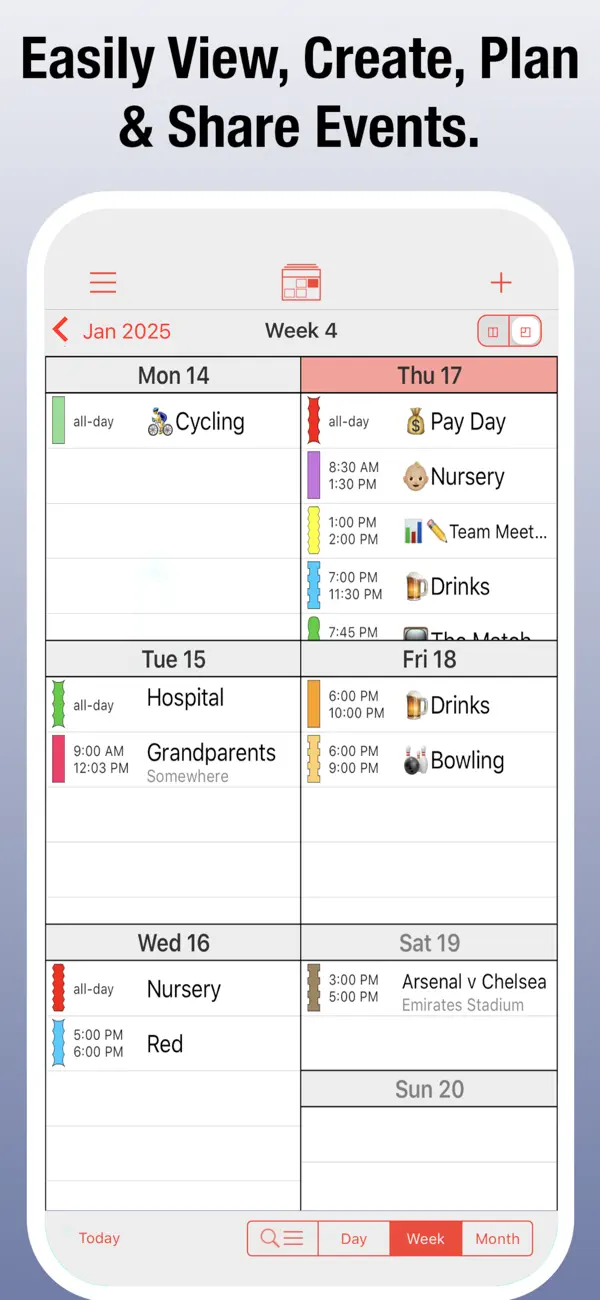 PocketLife Calendar screenshot 1
