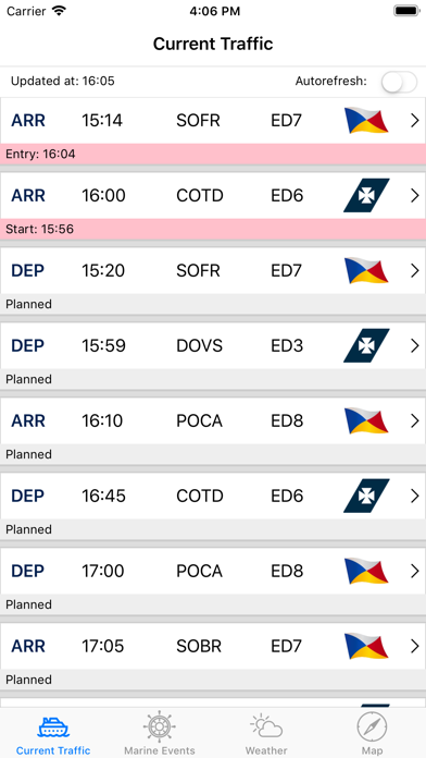 PoD Port Information screenshot 2