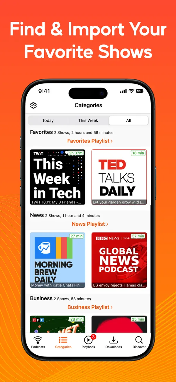 Podcast Player - Video & RSS screenshot 2