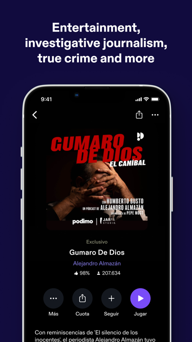 Podimo: Podcasts & audiobooks screenshot 4