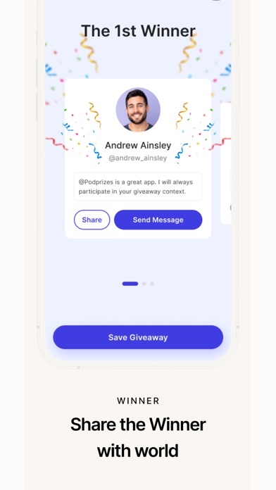 PodPrizes: Contest App screenshot 1