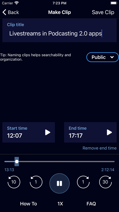 Podverse screenshot 1