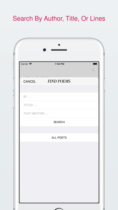 Poem DB screenshot 5