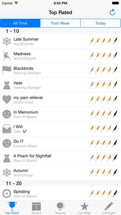 Poemz screenshot 5