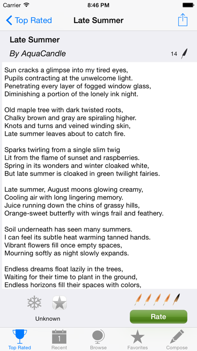 Poemz screenshot 4