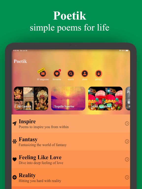 Poetik: On Poems and Poetry screenshot 10