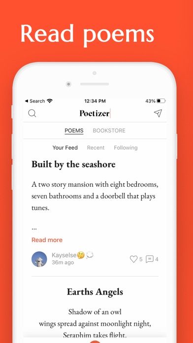 Poetizer: A poetry writing app screenshot 3