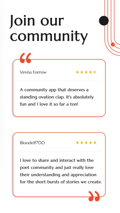 Poetizer: A poetry writing app screenshot 1