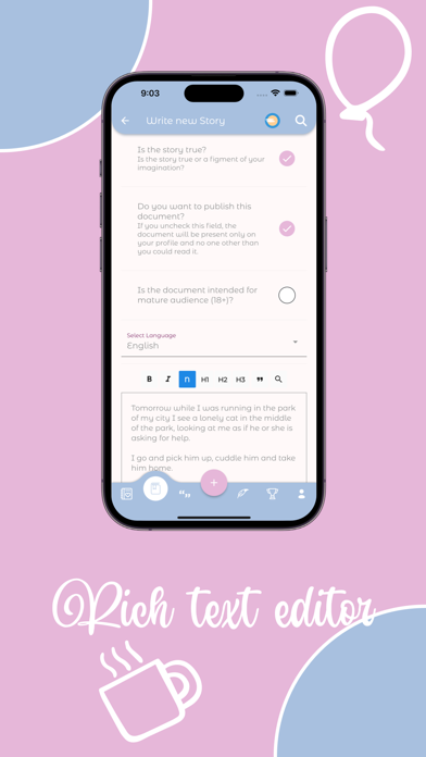 Poetrify screenshot 2
