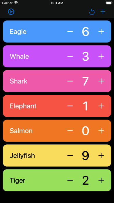 Point Counter - Scoreboard screenshot 1