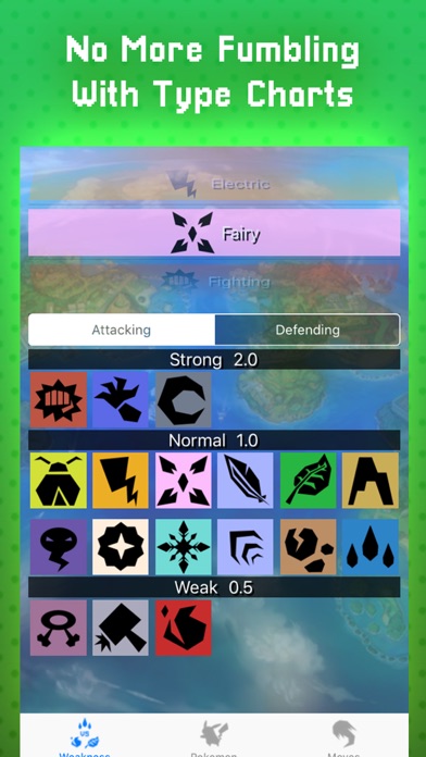 Poke Battle: Type Weakness App screenshot 3