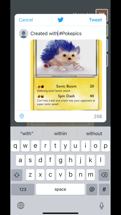 Poke Pics - Pokemon Card Maker screenshot 1