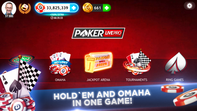 Poker Texas Holdem Live Pro screenshot 1
