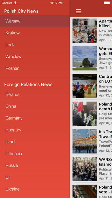 Poland News in English & Polish Radio screenshot 1