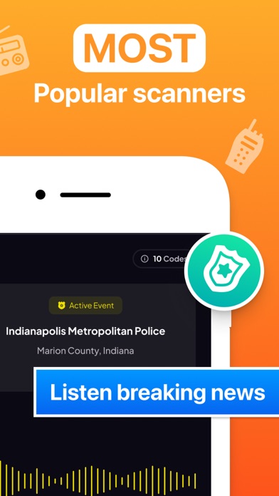 Police Fire Radio Scanner Jail screenshot 1