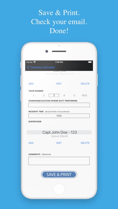 Police Overtime Calculator screenshot 2