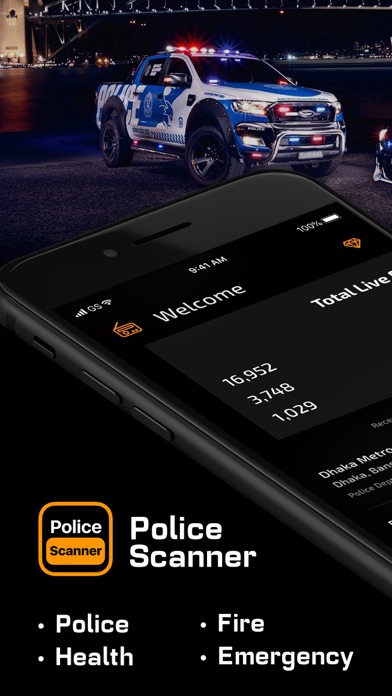 Police Scanner App, live radio screenshot 2