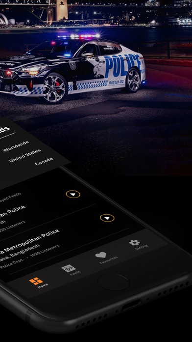 Police Scanner App, live radio screenshot 1