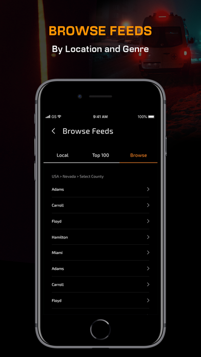 Police Scanner App, live radio screenshot 4