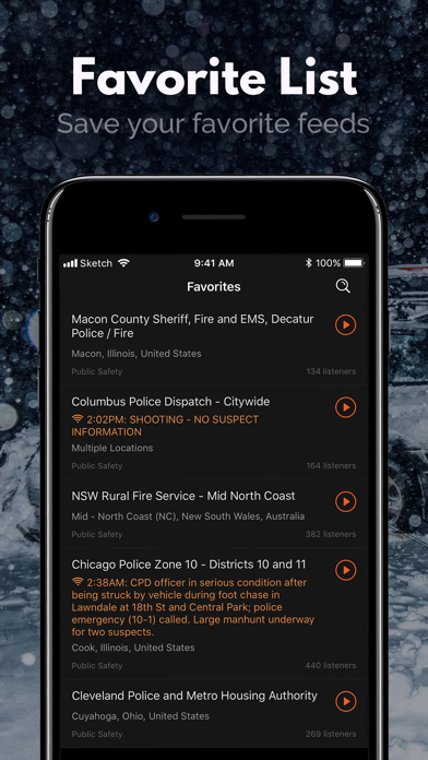 Police Scanner: Fire Radio screenshot 3