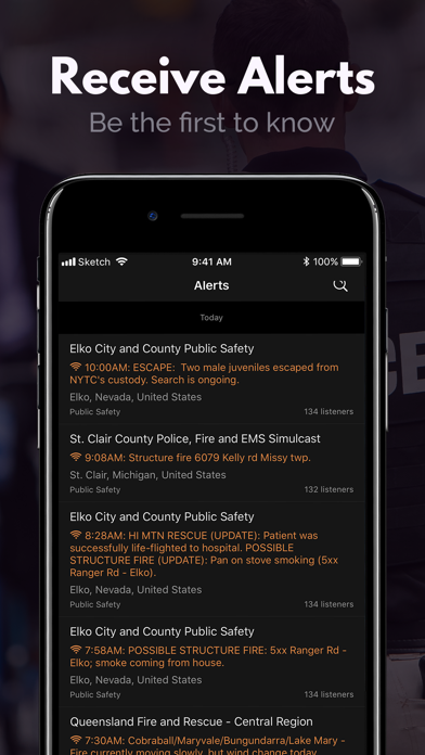 Police Scanner: Fire Radio screenshot 2