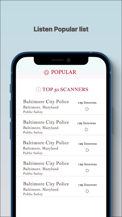 Police Scanner Radio 2025 screenshot 2