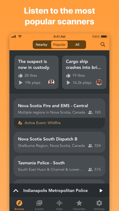 Police Scanner Radio & Fire screenshot 4