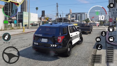 Police Van Driver Games Chase screenshot 1