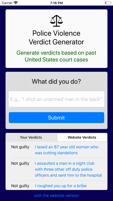 Police Violence Verdict Gen'r screenshot 3