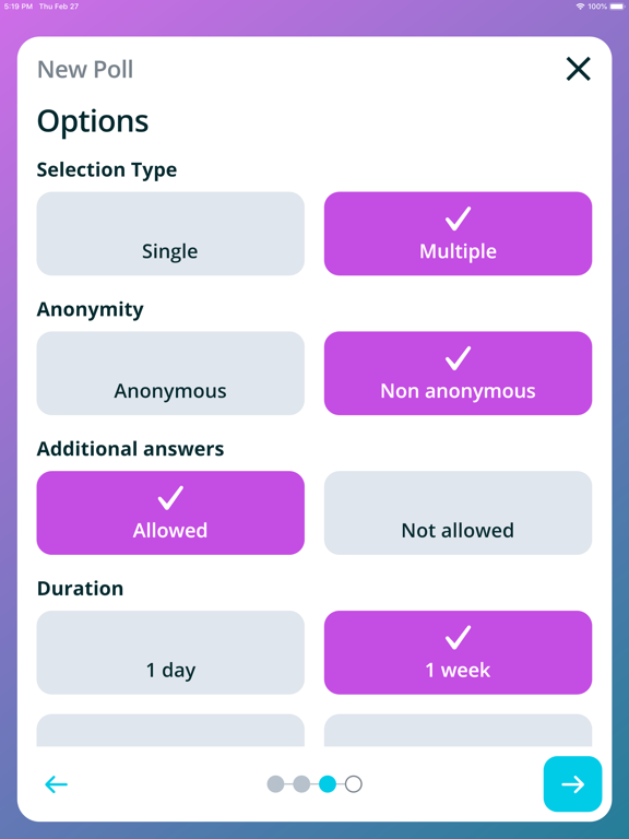 Poll For All - Create polls screenshot 5