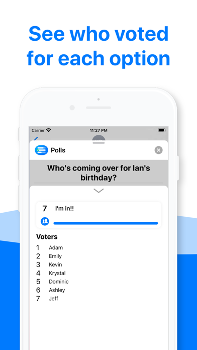 Polls for iMessage screenshot 2