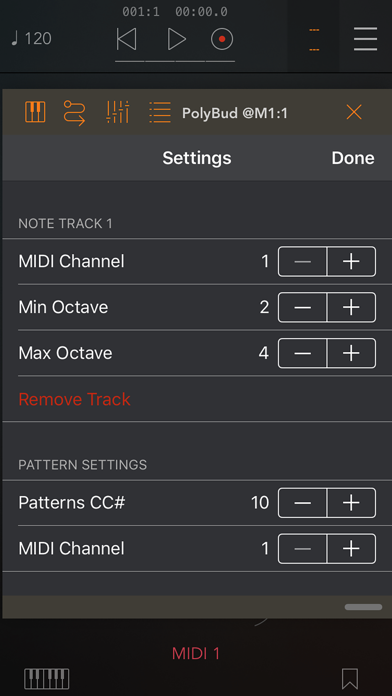 PolyBud Polyrhythmic Sequencer screenshot 2