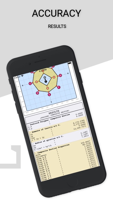 Polygon: Inertia, Centroid screenshot 1