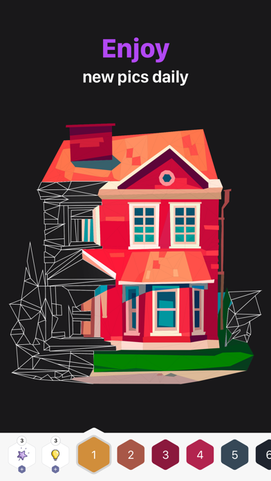 Polygon: Paint Color by Number screenshot 3