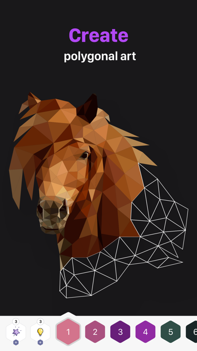 Polygon: Paint Color by Number screenshot 2