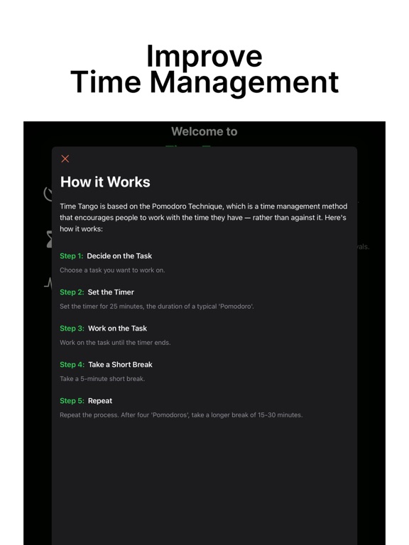 Pomodoro Timer : Study & Work screenshot 1