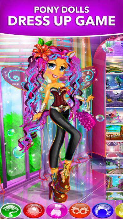Pony Dolls Dress Up Games screenshot 5