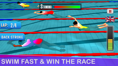 Pool Swimming Race 3D screenshot 1