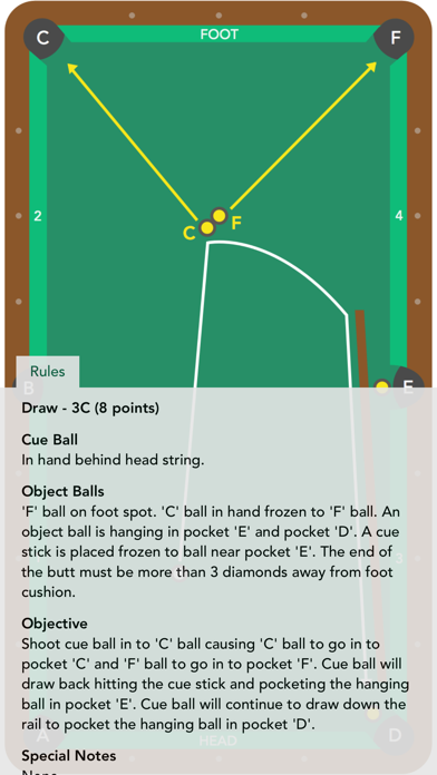 Pool Trick Shot Diagrams screenshot 2