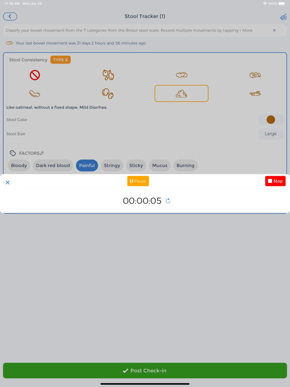Poop Tracker- Stool,IBS,Crohns screenshot 6