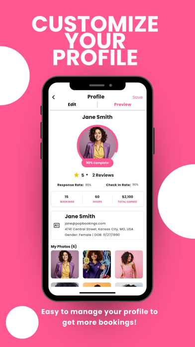 PopBookings Talent screenshot 4