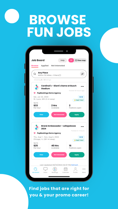 PopBookings Talent screenshot 5