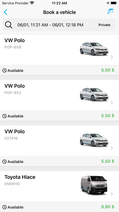 Popcar Car Share screenshot 5