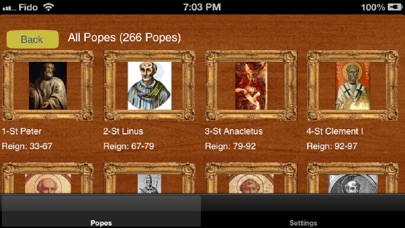 Popes Encyclopedia screenshot 3