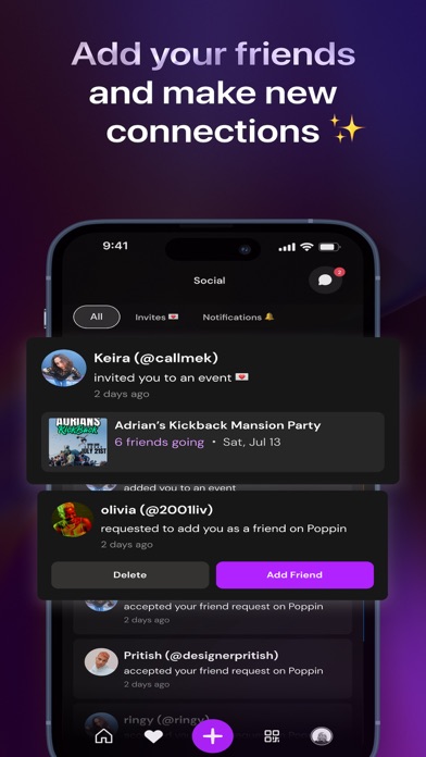 Poppin - The Party Platform screenshot 2